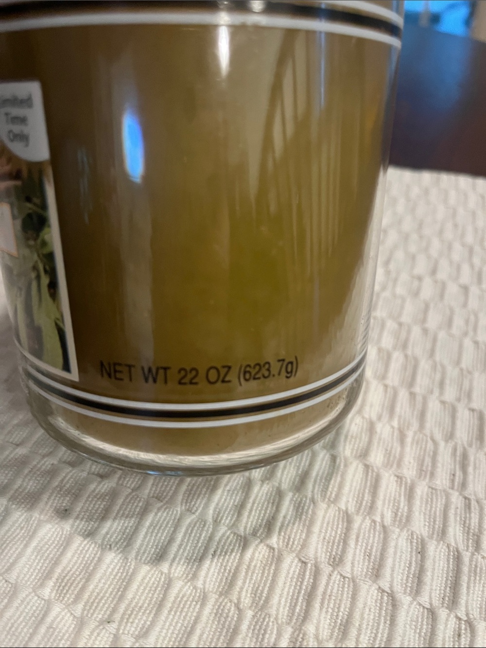 Yankee candle sage & Cinnamon black band  Jar Candle - Housewarmer - Picture 4 of 5